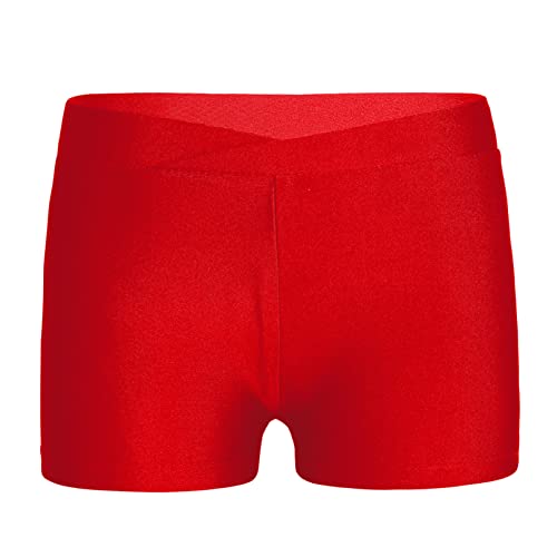 iiniim Kids Girls Yoga Cheer Volleyball Hot Shorts Low Rise Gymnastics Dance Booty Bottom Undershort