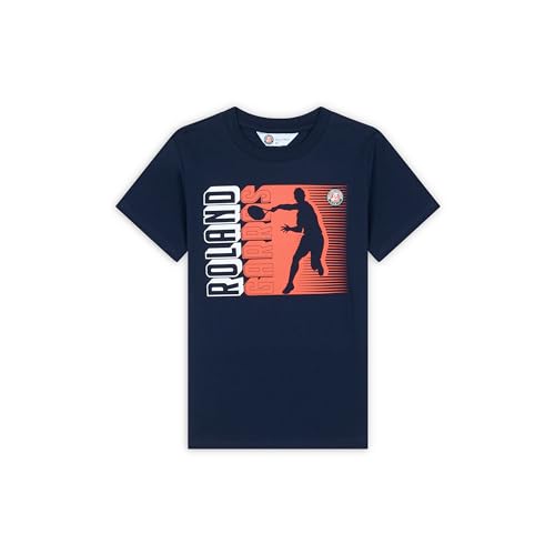 T-Shirt Garçon Roland Garros Joueur vêtement de tennis enfant haut sport manches courtes