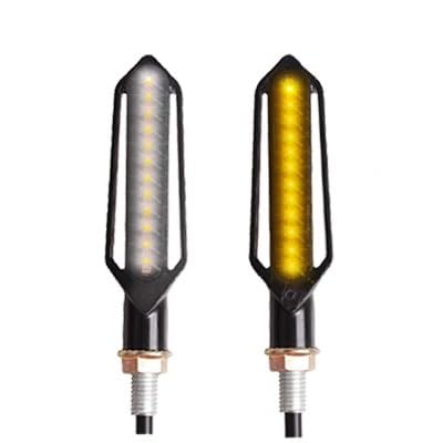 Clignotants feu arriere moto LED 24LED clignotant frein eclairage universel 12V