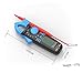 Holibanna Auto-Range Digital Clamp Multimeter with LCD Backlight Voltage Tester for Ac Dc Temperature Resistance Capacitance Frequency Diode Testing Pocket Clip for Industrial and