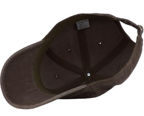 Image of TSSGBL Vintage Cotton Washed Baseball Cap S to XXL Unstructured Low Profile Adjustable Distressed Dad Hat for Men Women