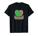 Love Watermelon T-Shirt Heart Shape