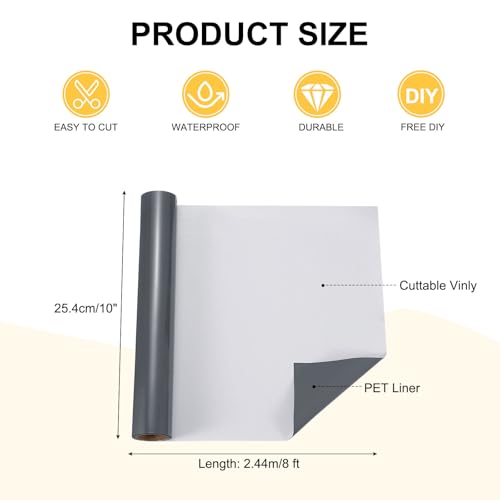 Vinyle adhésif permanent pour personnaliser vos panneaux de signalisation et scrapbooking - 2