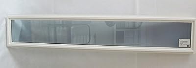 Transom Window 10" x 60" Double Pane Low E Tempered Glass