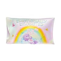 Franco Care Bears Classic Retro Beauty Silky Satin Standard Pillowcase Cover 20x30 for Hair and Skin, (Official Licensed Product) by Collectibles
