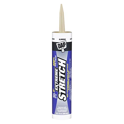 DAP Extreme Stretch Acrylic Urethane Premium Elastomeric Sealant, Almond, 10.1 Oz (7079818717) by DAP - Used condition - US$7.26