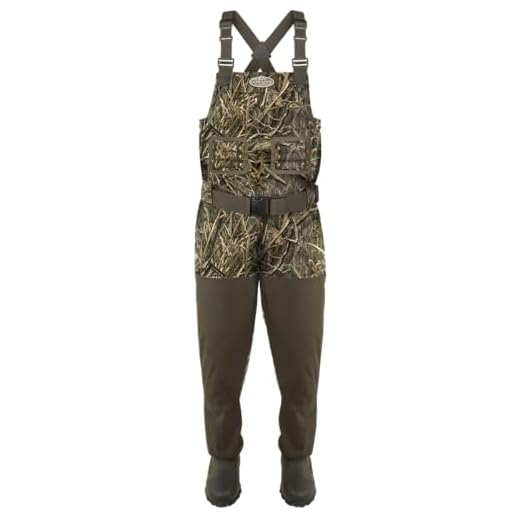 Drake Waterfowl Eqwader 1600 Breathable Wader with Tear-Away Liner [King/Stout] 11 Mossy Oak Shadow Grass Habitat Stout