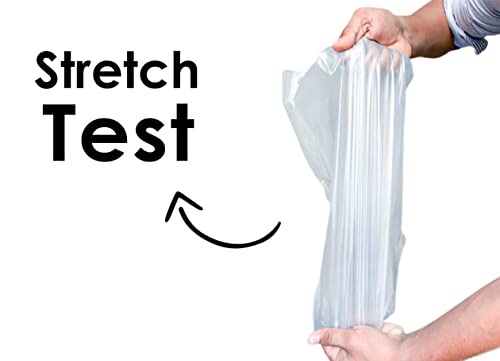 Haya Home 100L 40 Large Clear recycling bags Transparent Recycling Bin Bags, Rubbish Bags and Refuse Sacks 120 Gauge Bin Liners Heavy Duty Bin Bags Large Waste Bags From 100% Recycled Material 4 Haya Home 100L 40 Large Clear recycling bags Transparent Recycling Bin Bags, Rubbish Bags and Refuse Sacks 120 Gauge Bin Liners Heavy Duty Bin Bags Large Waste Bags From 100% Recycled Material - Image 4