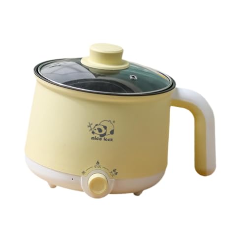 ＫＬＫＣＭＳ Panela Elétrica Mini Panela de Viagem Multiuso com Alça Panela Elétrica de Arroz Macarrão Pan