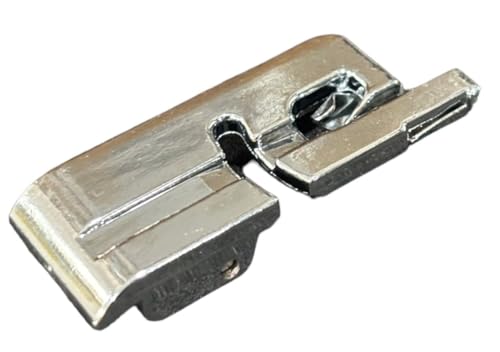 Image of ZENITH Combo Pico OverCasting Pressure Foot Snap on Type for Automatic Electric Low Shank Sewing Machines Suitable for Usha Janome Brother Singer etc Steel Finish (Combo Pico OverCasting)