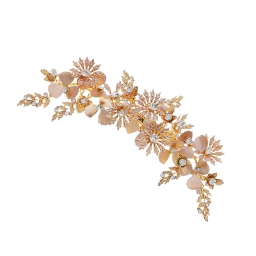 Pinza lateral de flores para bodas y fiestas elegantes de mujer