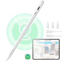 ESR Geo Digital iPad Pencil Findmy Compatible with Apple iPad 2018-2025,with Easy Shortcuts for Apple iPad A16/10/9/8 & Air 13/11 & Pro 12.9/13/11 & Mini 7/6/5,White(No Wireless Charging)