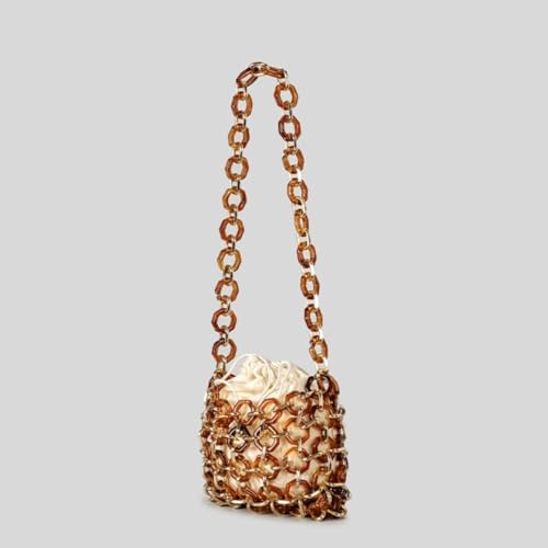 Women's Acrylic Shoulder Bag Hollow Acrylic Evening Handbag Chic Handbag With Acrylic Chain for Party Holiday Travel3