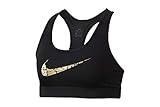 Nike Sportswear Nike Damen Victory Sport-BH, schwarz/Gold (Black/metallic Gold), S