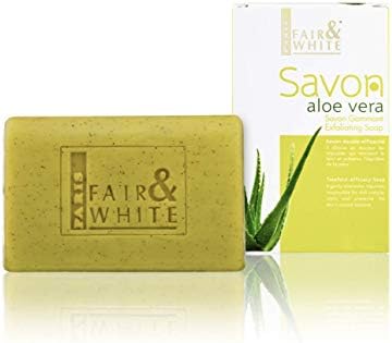 Fair and White Original Exfoliating Soap - Repairing & Nourishing, 200g / 7oz with Aloe Vera