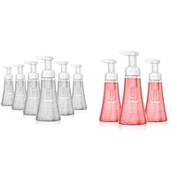 Method Foaming Hand Soap, Sweet Water, Biodegradable Formula, 10 Fl Oz (Pack of 6) & Foaming Hand Soap, Pink Grapefruit, 10 fl oz, Biodegradable Formula, (Pack of 3)