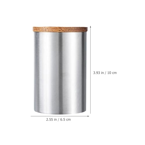 Recipiente hermético de acero inoxidable y madera de alta calidad 3