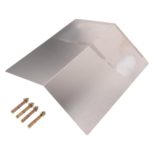 Protection pluie caméra de surveillance en acier inoxydable argenté premium