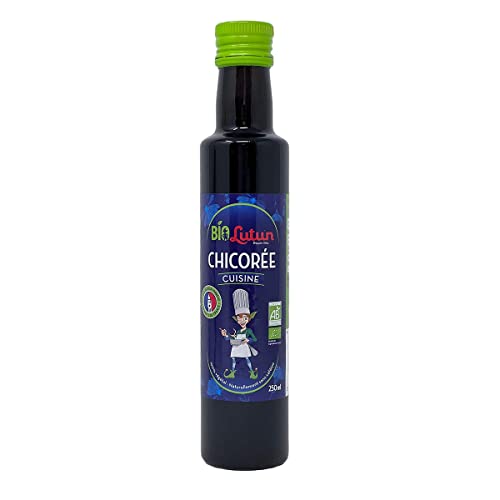 LUTUN BIO Chicorée Cuisine - Flüssiges BIO Zichorien Konzentrat 250 ml zum süßen + herzhaften Kochen Cover