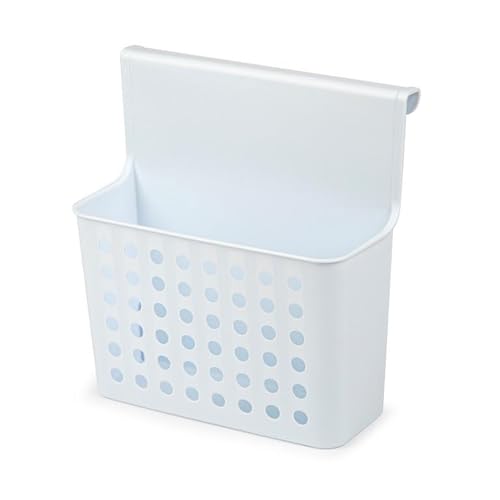 Kitchen Over Cabinet Door Hanging Trash Bin | Small Hanging Waste Basket & Organizer Box for Food Scraps | Portable Reusable Plastic Bin for Kitchen, Bathroom, Toilet