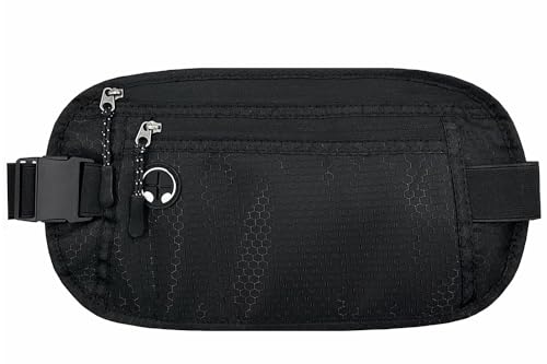 Ceinture Porte-monnaie Antivol Et étanche - Pour Voyage Et Sport | Rangements Multiples, Taille Réglable