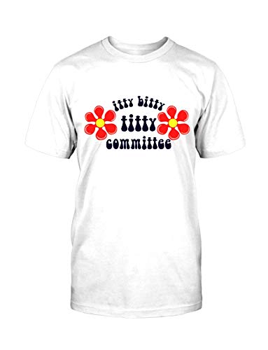 So Many Pets Itty Bitty Titty Committee Shirt Flower Boots White