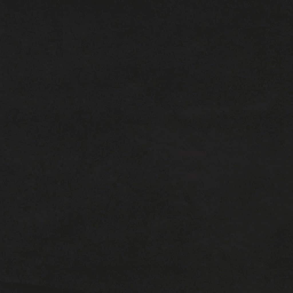 vidaXL Panca con Schienale Nera 119,5x64,5x75 cm in Velluto