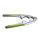 Mikinona 頑丈構造 ナッツ割り器 くるみ割り カニやロブスター対応 開閉 グリーン滑り止めハンドル 快適操作