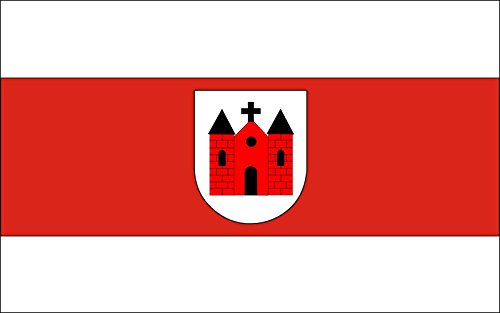 Drapeau Large POL Sierpc pour mât extérieur de haute résistance