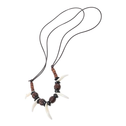 COSMEVIVI Collar de colmillo de Collares de cuentas collar colgante collares de...