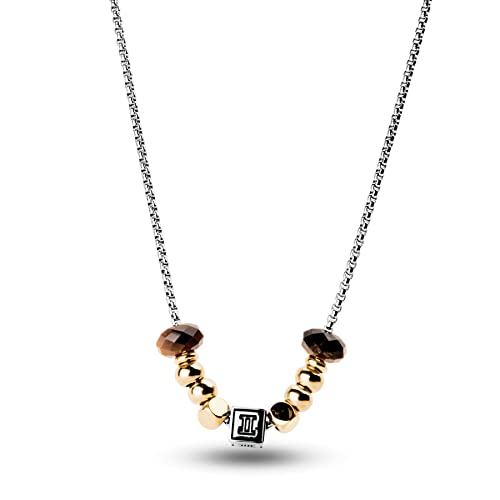 Collier homme acier inoxydable Brosway BTJNS73 fini la décoloration avec l'or