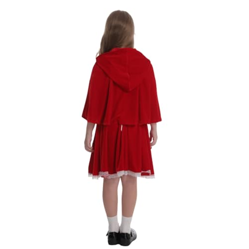 Disfraz Caperucita Roja para Niñas con Capa miniatura 6