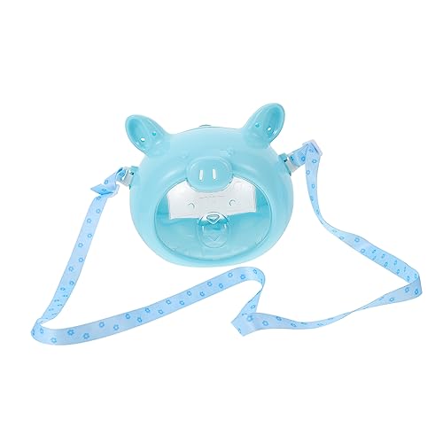 FONDOTIN 1Pc Portable Pet Carrier Cage for Hamsters and Guinea Pigs Compact and Lightweight Design with Strap for Outdoor Use and Travel Durable and Easy to Store