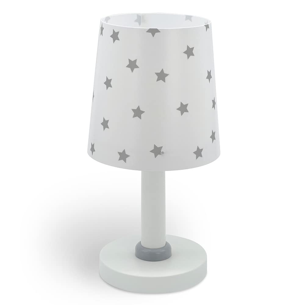 Dalber Lámpara Infantil De Mesa Star Light Estrellas Blanca, 82211B, E14