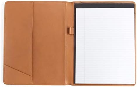 Leatherology Cognac Standard Padfolio with Pen Loop