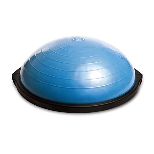 Bosu Balance Ball Exercise Trainer, Home Gym Equipment w/ Guided Workouts & Pump, 26", Blue - Inflatable Fitness Platform for Strength Training, Standing, Balancing, and Core Workout by BOSU - Image 6