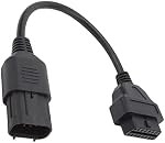 Adaptateur diagnostique OBD2 à 8 Pin pour Polaris RZR, Diagnostic OBD II Connecteur de câble Scanner pour adaptateur GM pour Polaris Sportsman, Connecteur diagnostique OBD2 à 8 Stable à épingle