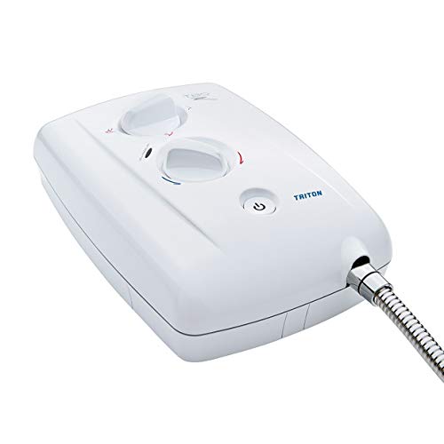 Triton T80Z Fast-Fit 7.5Kw Electric Shower - White and Chrome