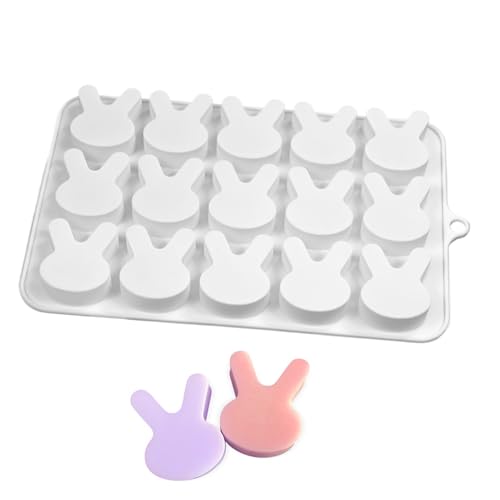 Molde de Silicona de Conejo | Alfombra Para Hornear - Figuras de Conejo de Pascua para Chocolate,Para Repostería, Gelatina, Galletas, Artesanía De Resina, Comida DIY, Hielo Y Decoración De