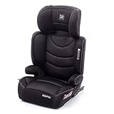 BABYAUTO - Silla de coche JET FIX GR. 2/3 ISOFIX - 15 a 36kg – Edad de 3,5 a 12 años – Acolchado – Reposacabezas ajustable (NEGRO PIPPING GRIS ANTRACITA)