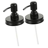 Cabilock 4 Piezas De Acero Inoxidable Cover Pompe Reemplazable Bomba Tapa Tarros Rociador De Aceite Bomba Tapas De Tarro De Conservas Tarro De Aceite Tapa De Boquilla Dispensador De