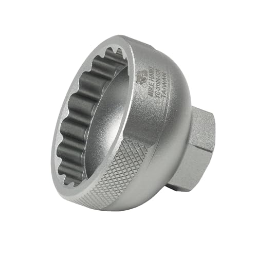 BikeHand Bike Bicycle 16-Notch 41mm External Bottom Bracket Install Removal Tool - Compatible with Shimano BBR60, MT800 & Other 16-Notch Bottom Bracket Cups by BIKE HAND - Used condition - US$19.30