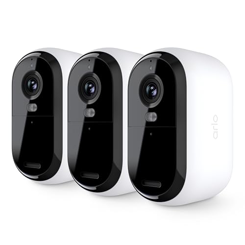 Arlo Essential HD Security Camera (2nd Gen) - 3 Pack - 1080p Wireless with Spotlight & Color Night Vision