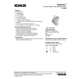 American Standard 2234660.020 Madera CHINAWARE, White