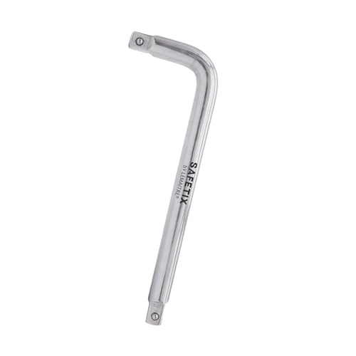 Image of PERF L-HANDLE 1 /2 inch Drive 250MM, Chrome Vanadium Steel, Mirror Finish, Double Chrome Plated - Durable and High-Performance Tool for Tightening & Loosening Bolts