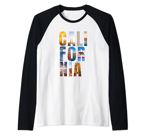 California Republic Bear CA State Apparel pour femmes, hommes, enfants Manche Raglan