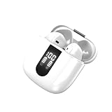 JBES Auriculares inalámbricos Bluetooth, diafragmas de 13mm con Big Bass, Reproducción 60H, Cascos Bluetooth 5.4, IP5, 4 micros para Llamadas nítidas Aptos para iPhone y Android (Blanca Nieves)