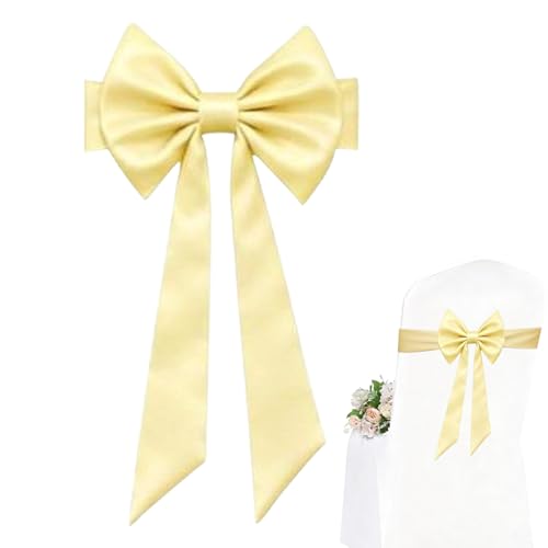 Lazos elásticos universales y elegantes para el hogar, lazos para sillas de fiesta de Navidad, para bodas, cenas, vacaciones, Pascua, regreso a casa, al aire libre, interior, césped, patio, parque