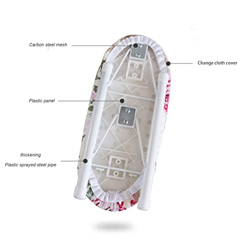 Khakho Mini Ironing Board Tabletop Ironing Board, Ironing Board With Folding Legs (Multicolor) #TOP1