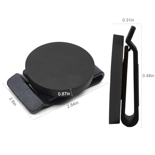Magnetic Belt Clip Tool Holder, 2-Inch, Heavy-Duty Anti-Slip Holster for Screws, Screwdrivers, Wrench, Nails, Hammer, Black (Black, 2PCS) by DIYAREA - Image 3
